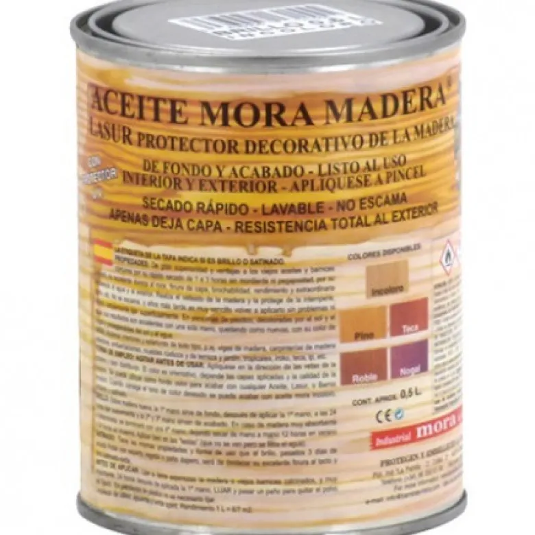 Aceite Mora Madera Incoloro Satinado