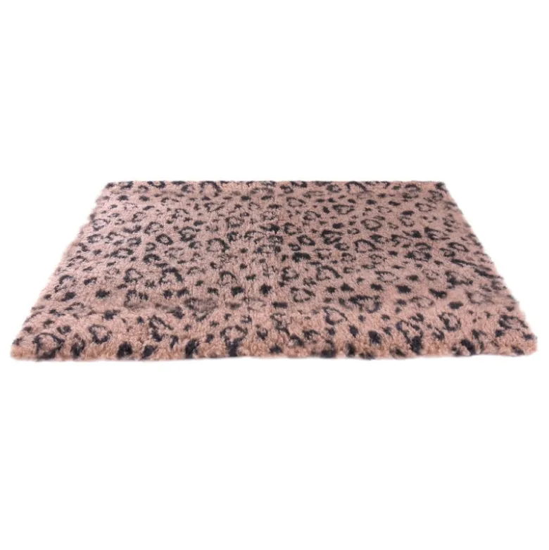 Alfombra Hipoalergénica Leopardo Beige x Metro