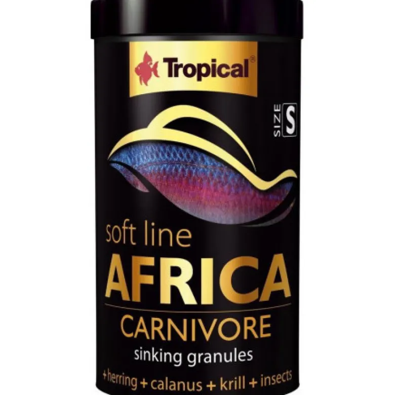 Alimento Tropical AFRICA CARNIVORE Grano Pequeño para Peces