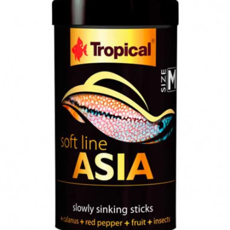 Alimento Tropical Soft Line Asia Sticks para Peces