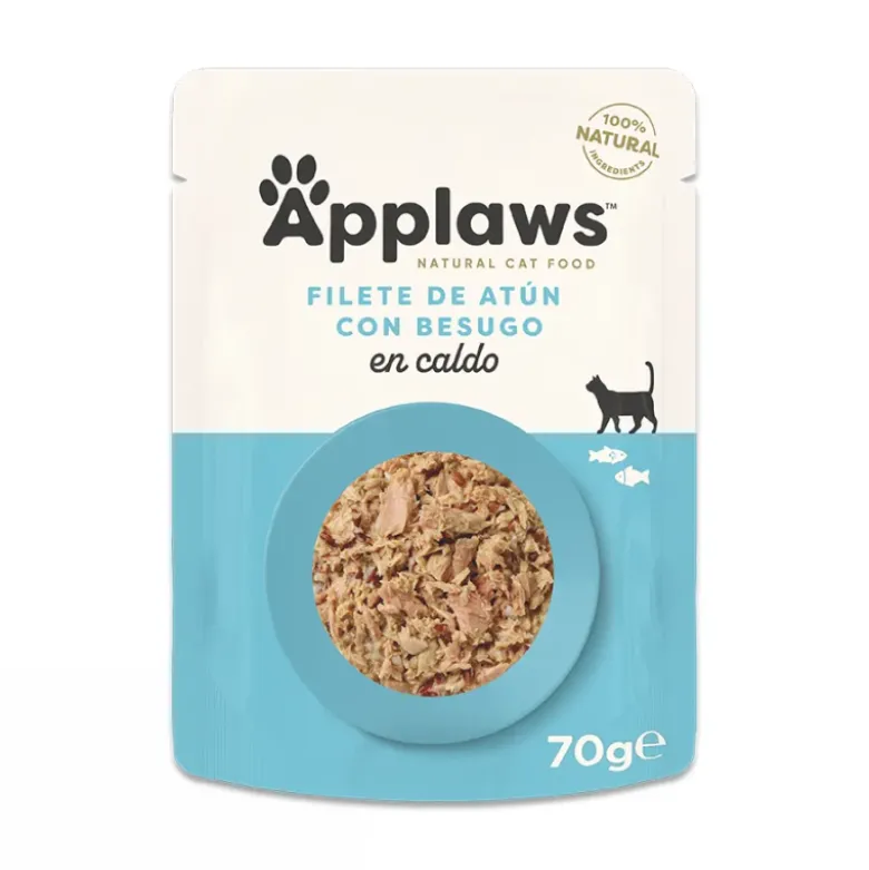 Applaws Cat Atún y Besugo en Caldo 70g