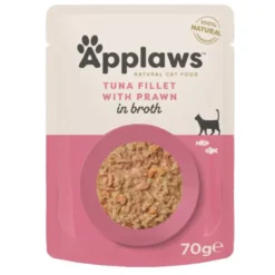 Applaws Cat Atún y Gambas del Pacífico en Caldo 70g