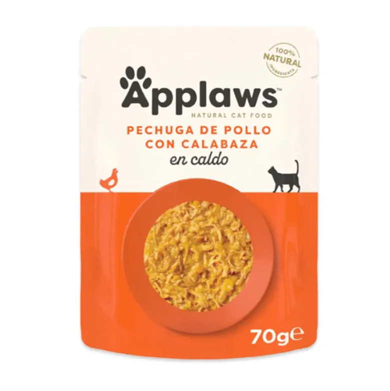 Applaws Cat Pollo con Calabaza en Caldo 70g
