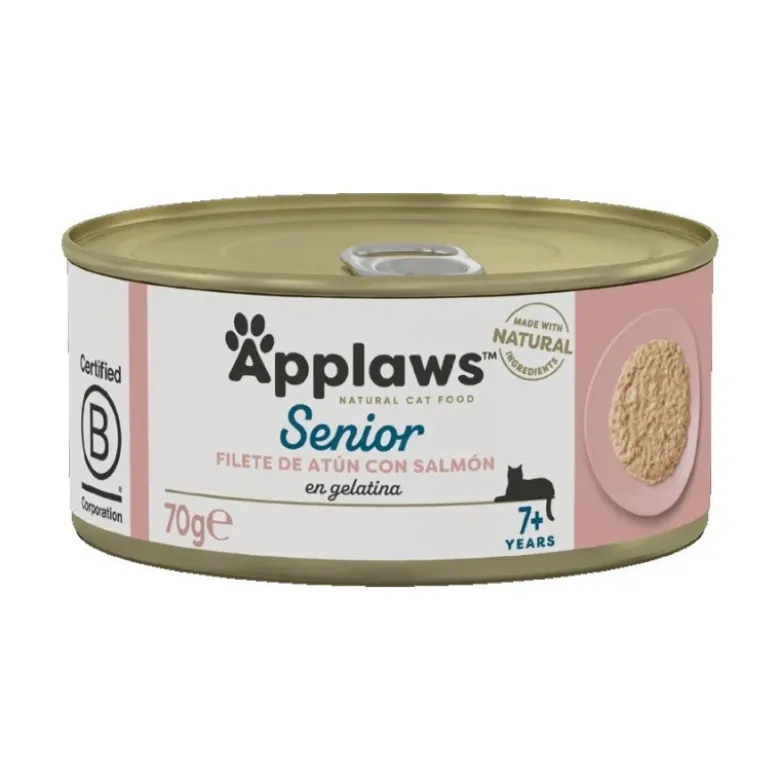 Applaws Cat Senior Filete de Atún con Salmón 70g