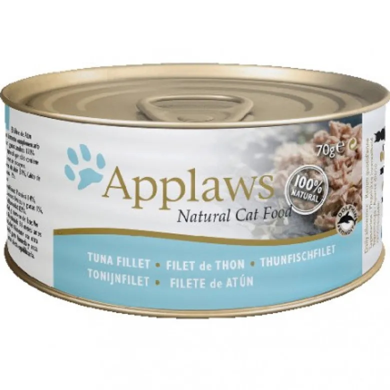 Applaws Lata Filetes de Atún Para Gatos 70g