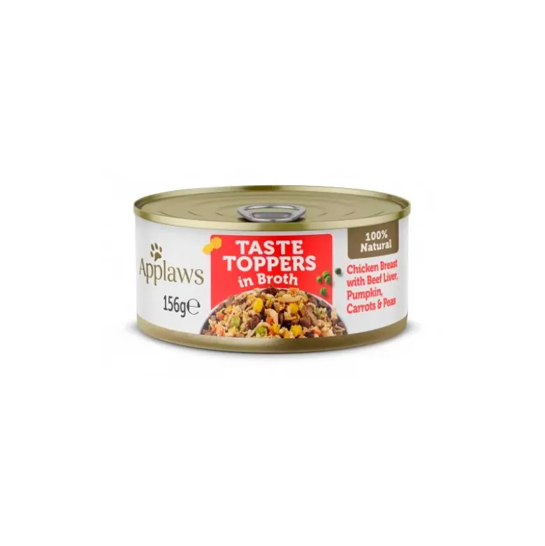 Applaws Taste Toppers In Broth Pollo con Hígado de Ternera y verduras en Caldo 156g