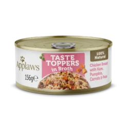 Applaws Taste Toppers In Broth Pollo y Jamón con Verduras en Caldo 156g