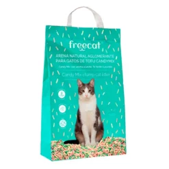 Arena Natural Aglomerante Tofu CandyMix para Gatos