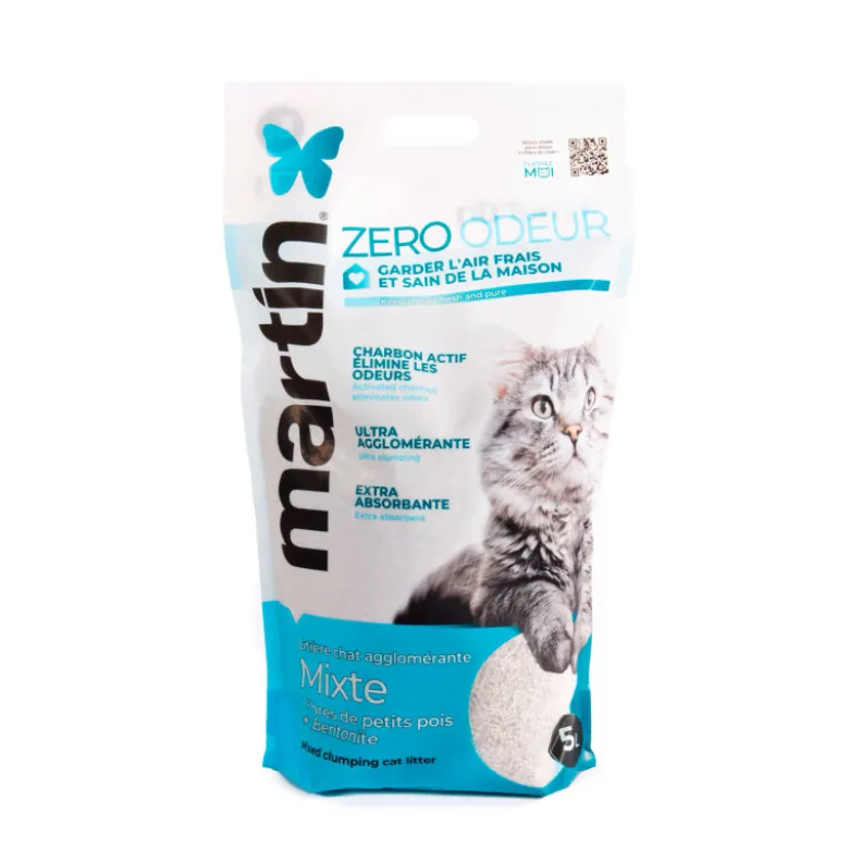 Arena para Gatos Zero Aromatica Mixta Aglomerante 5L