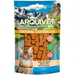 Arquivet Natural Snack Dados De Salmón 50g