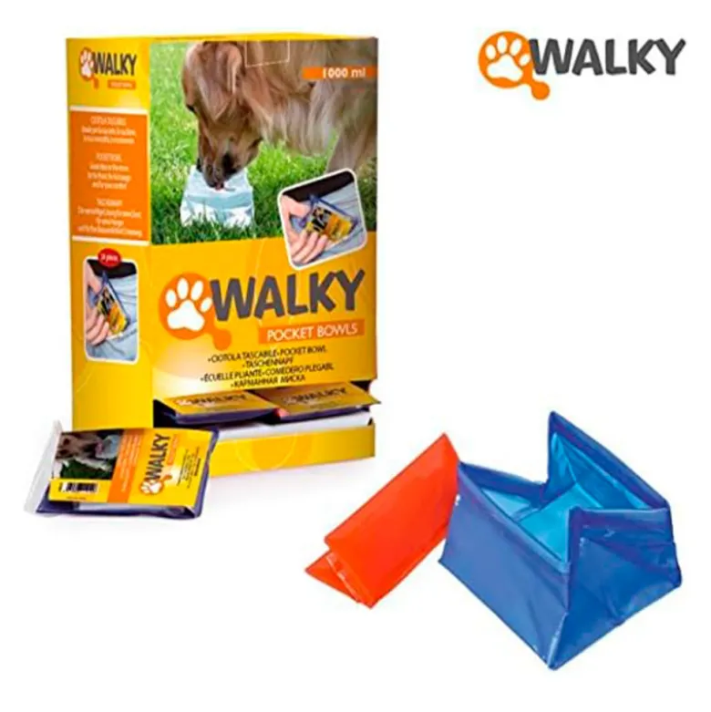 Bebedero Portátil Walky Pocket Bowl para Perros