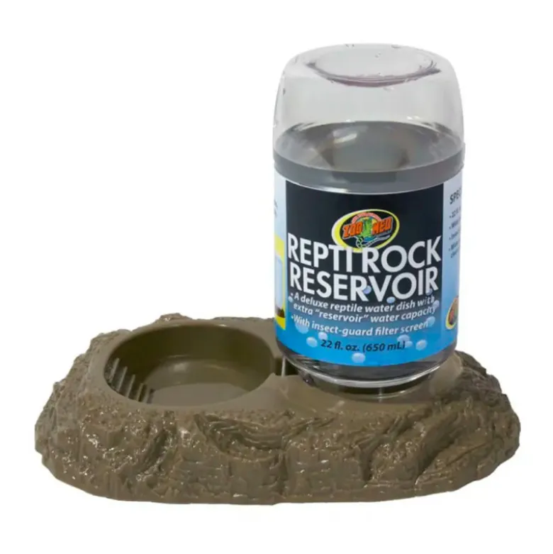 Bebedero Zoomed ReptiRock con Tolva Vertical para Reptiles