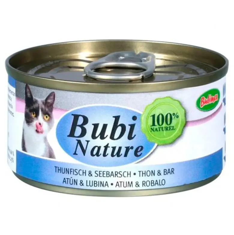 Bubi Nature Atún & Lubina 70g para Gatos