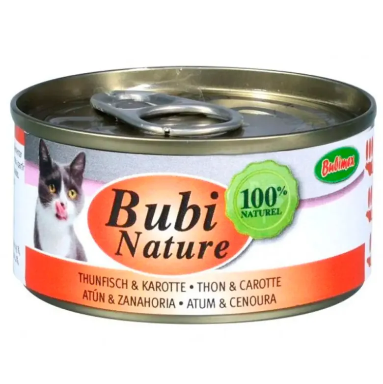Bubi Nature Atún & Zanahoria 70g para Gatos