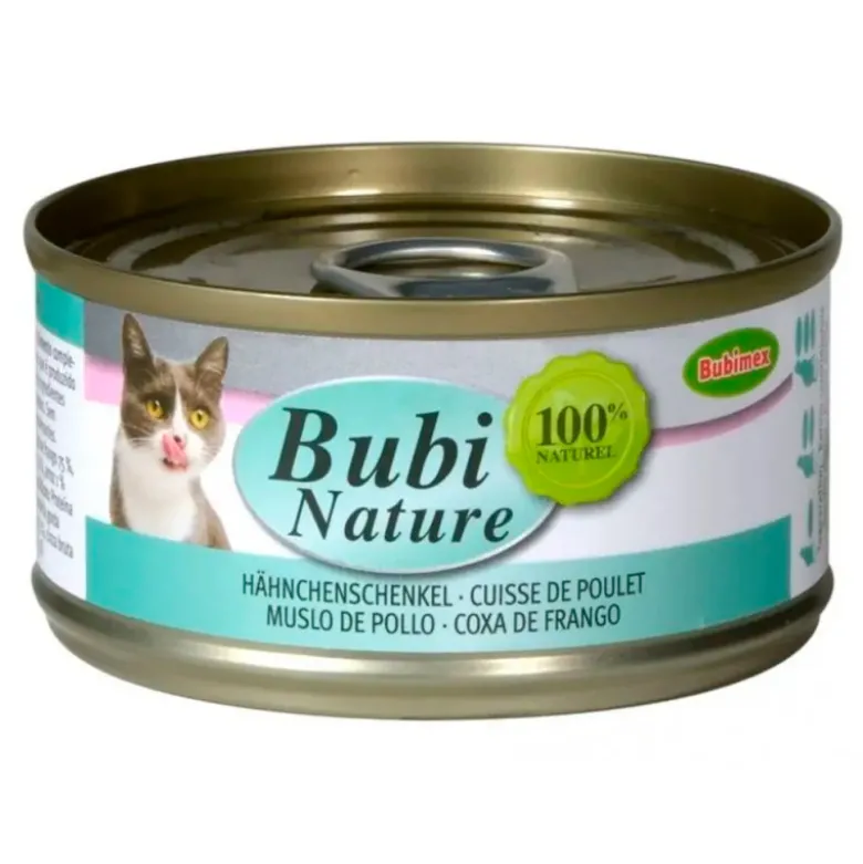 Bubi Nature Muslo de Pollo 70g para Gatos