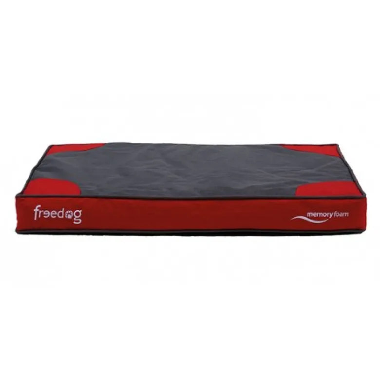 Cama Rectangular Memory Foam Fla Roja