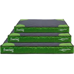 Cama Rectangular Memory Foam Flat Verde