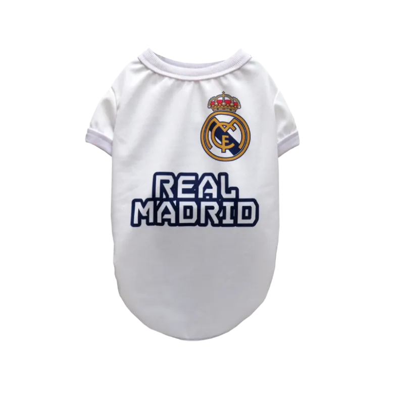 Camiseta para Perros del Real Madrid