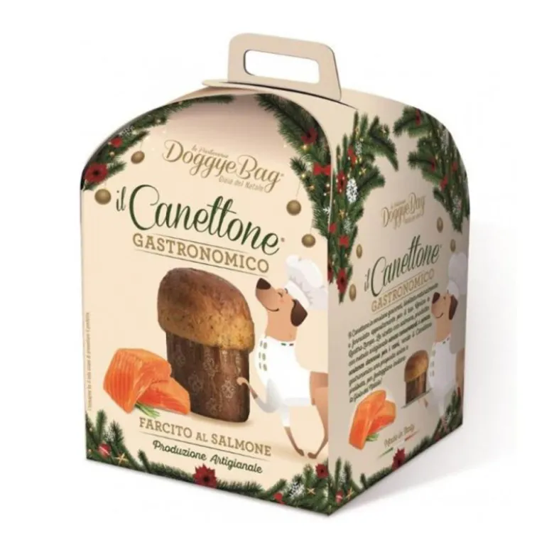 Canettone XMAS Gastronomico Salmone para Perros 125g