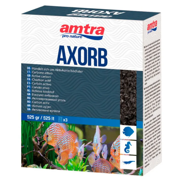 Carbón Activo Axorb para Filtros de Acuarios