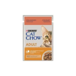 Cat Chow Adulto con Buey y Berenjenas 85g