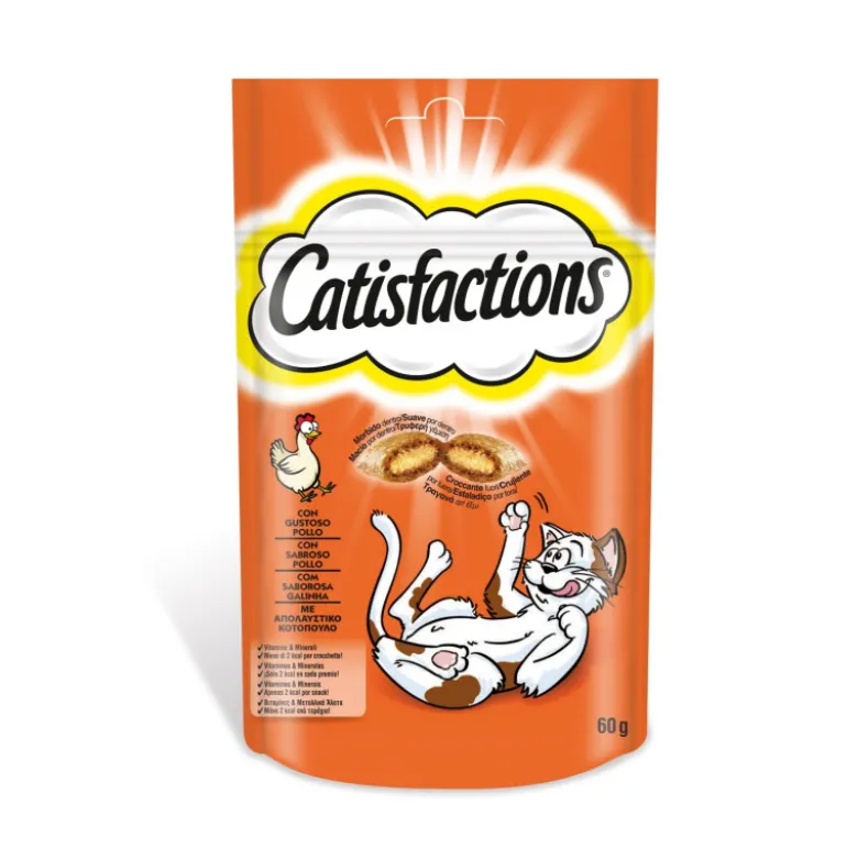 Catisfactions Snacks Pollo 60g