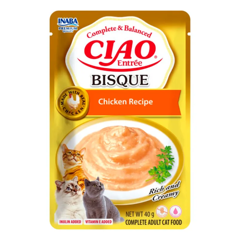 Churu Entrée Bisque Pollo para Gatos 40g