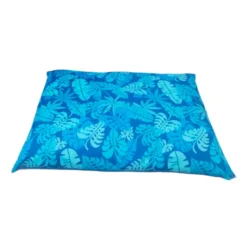 Cojín Impermeable Desenfundable Tropical Celeste