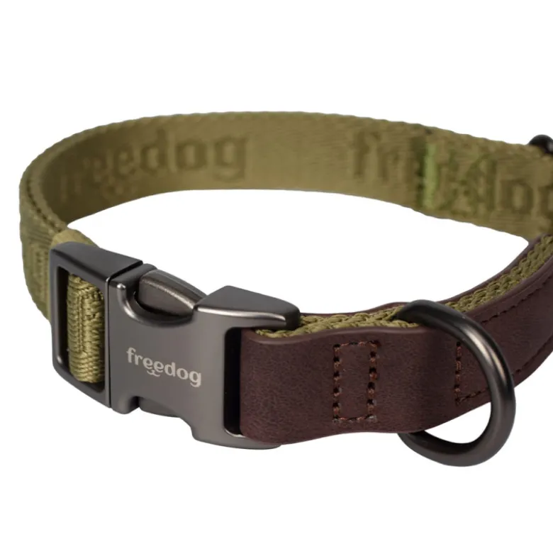 Collar Freedog Linum Green Forest para Perros