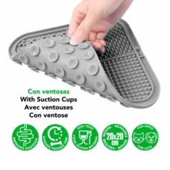 Comedero Antiestrés con Espátula para Perros y Gatos
