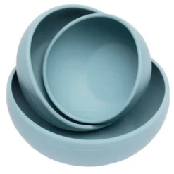 Comedero FuzzYard de Silicona French Blue para Perros