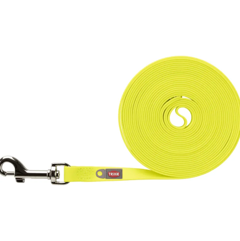 Correa de Rastreo Easy Life para Perros Amarillo Neón M-L
