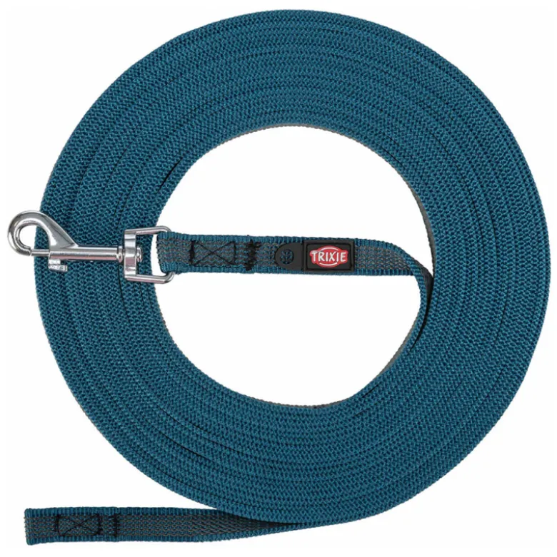Correa de Rastreo para Perros Azul Petróleo L-XL