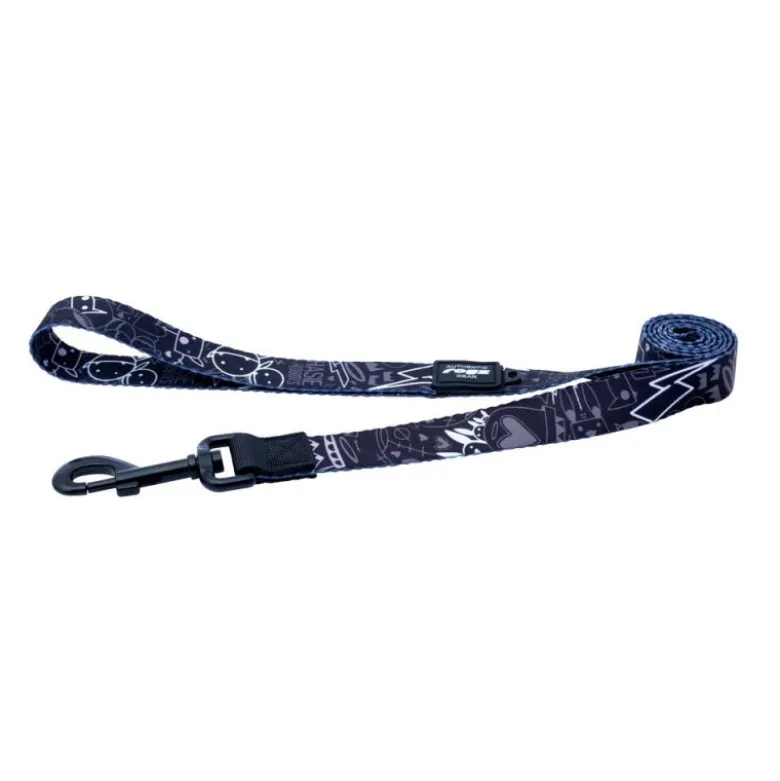 Correa Rogz Fusion Midnight Black para Perros