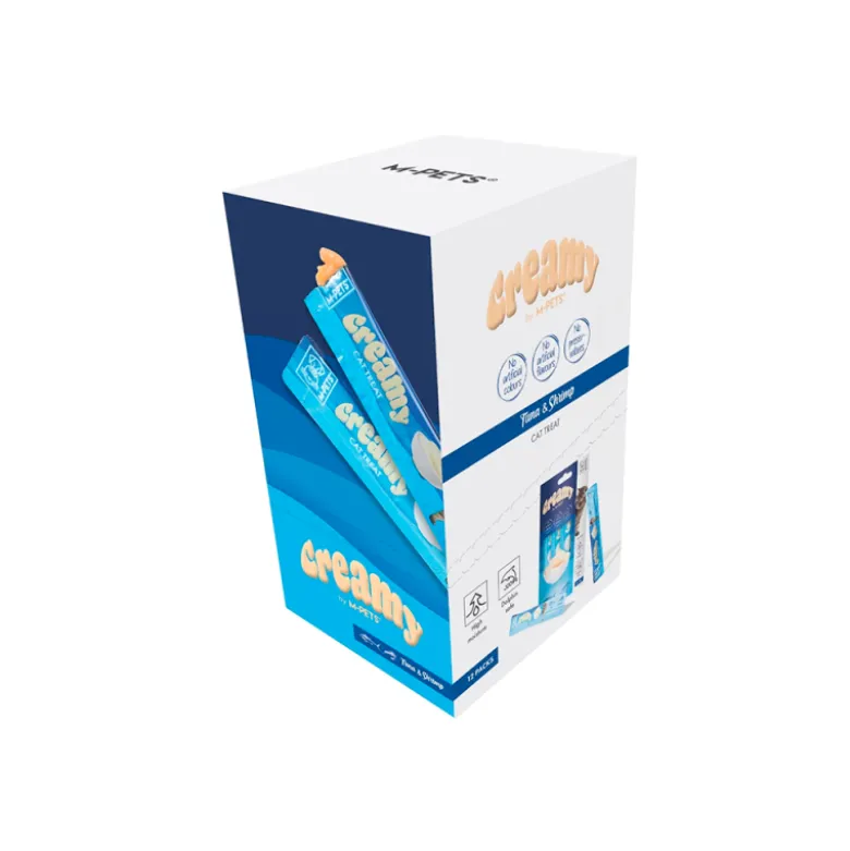 Creamy Cat Treat Atún y Gambas 4x15g