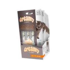 Creamy Cat Treat Bacalao y Ternera 4x15g