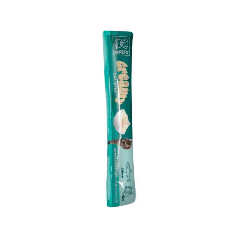 Creamy Cat Treat Salmón y Ternera 4x15g