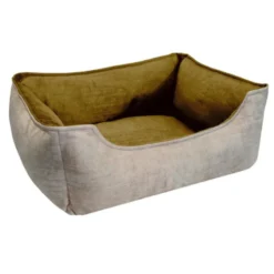 Cuna Mullida Antimanchas Combi Eva Soft Oro para Perro y Gato