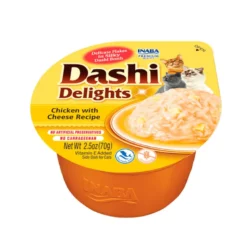 Dashi Delight Sabor Pollo y Queso para Gatos 70g