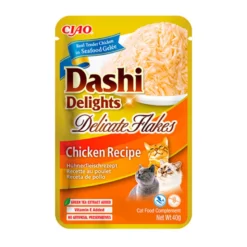 Dashi Delights Delicate Flakes Pollo para Gatos 40g