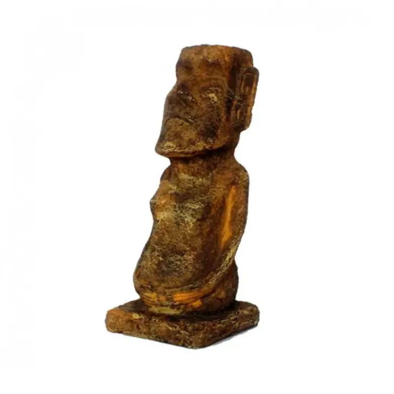 Decoración Estatua Moai para Acuarios