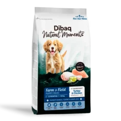 Dibaq Natural Moments Farm & Field Puppy Maxi Pavo y Pollo