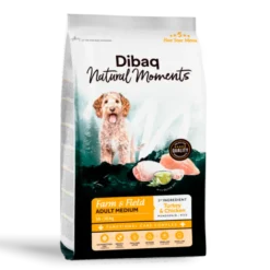 Dibaq Natural Moments Farm & Field Adulto Medium Pavo y Pollo