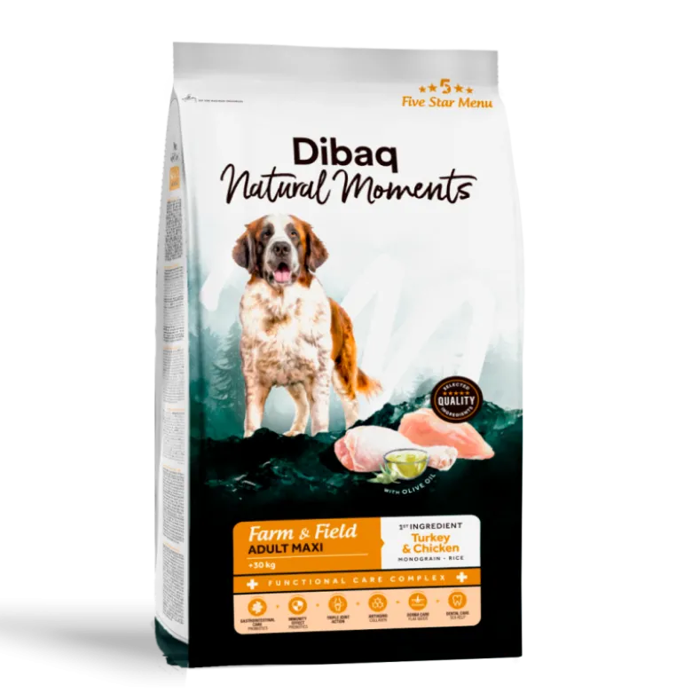 Dibaq Natural Moments Farm & Field Maxi Pavo y Pollo