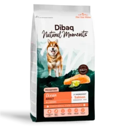 Dibaq Natural Moments Monoprotein Ocean Salmón para Perros