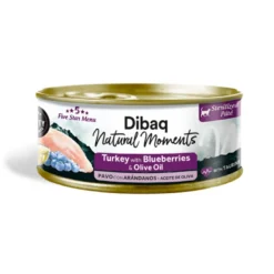 Dibaq Natural Moments Pavo con Arándanos para Gatos Lata 70g