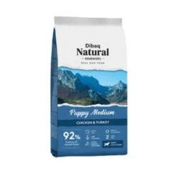 Dibaq Natural Moments Puppy Medium Pollo y Pavo