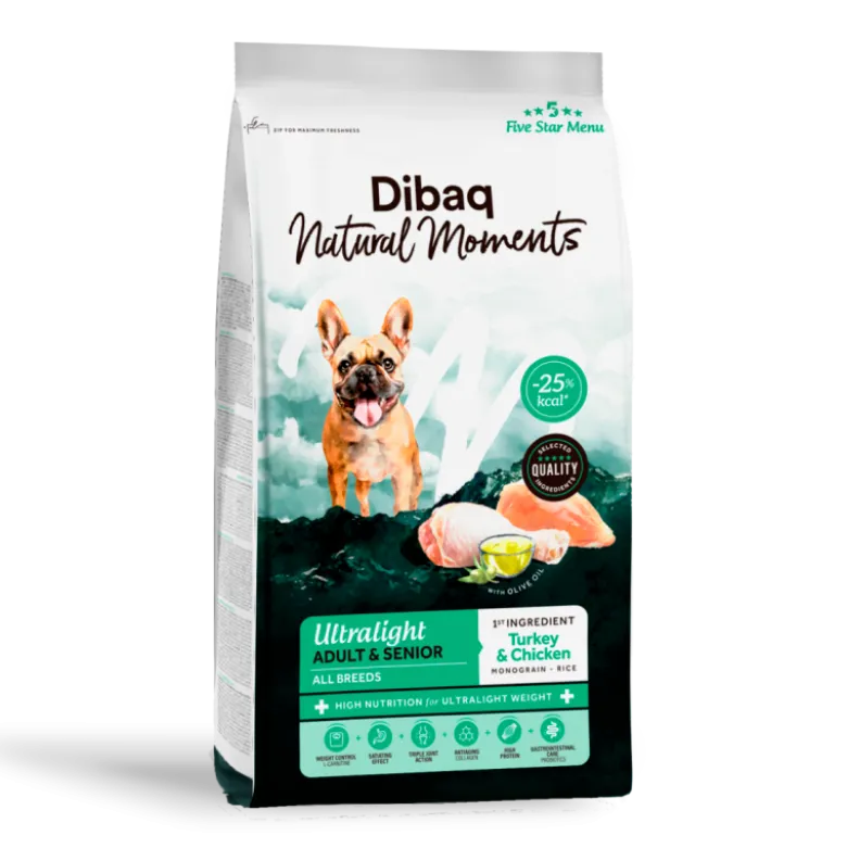 Dibaq Natural Moments Ultralight Pavo y Pollo
