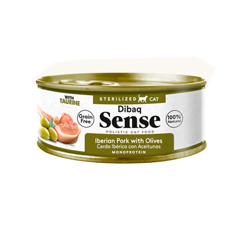 Dibaq Sense Grain Free Esterilizado Cerdo Ibérico para Gatos 70g