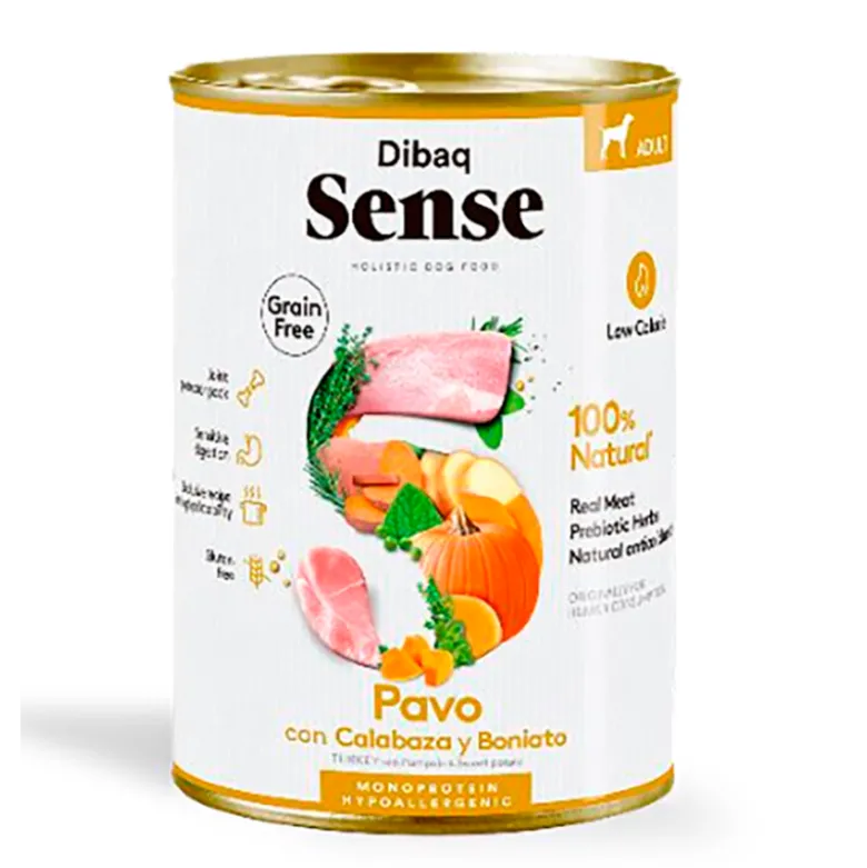 Dibaq Sense Grain Free Pavo con Calabaza 380g